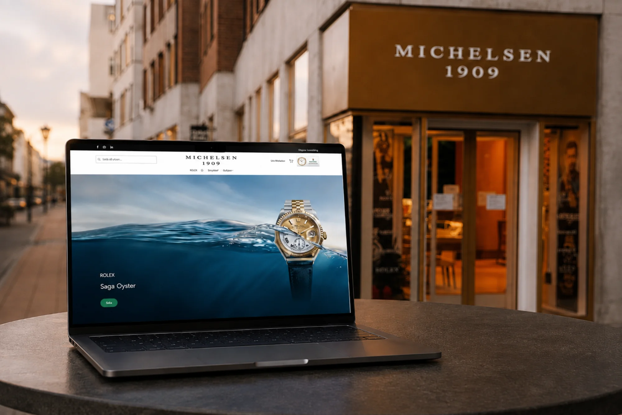Michelsen 1909 — A React rebuild of the Rolex section of michelsen.is, replacing a deprecated iframe embed and built to Rolex's own design system and SEO requirements