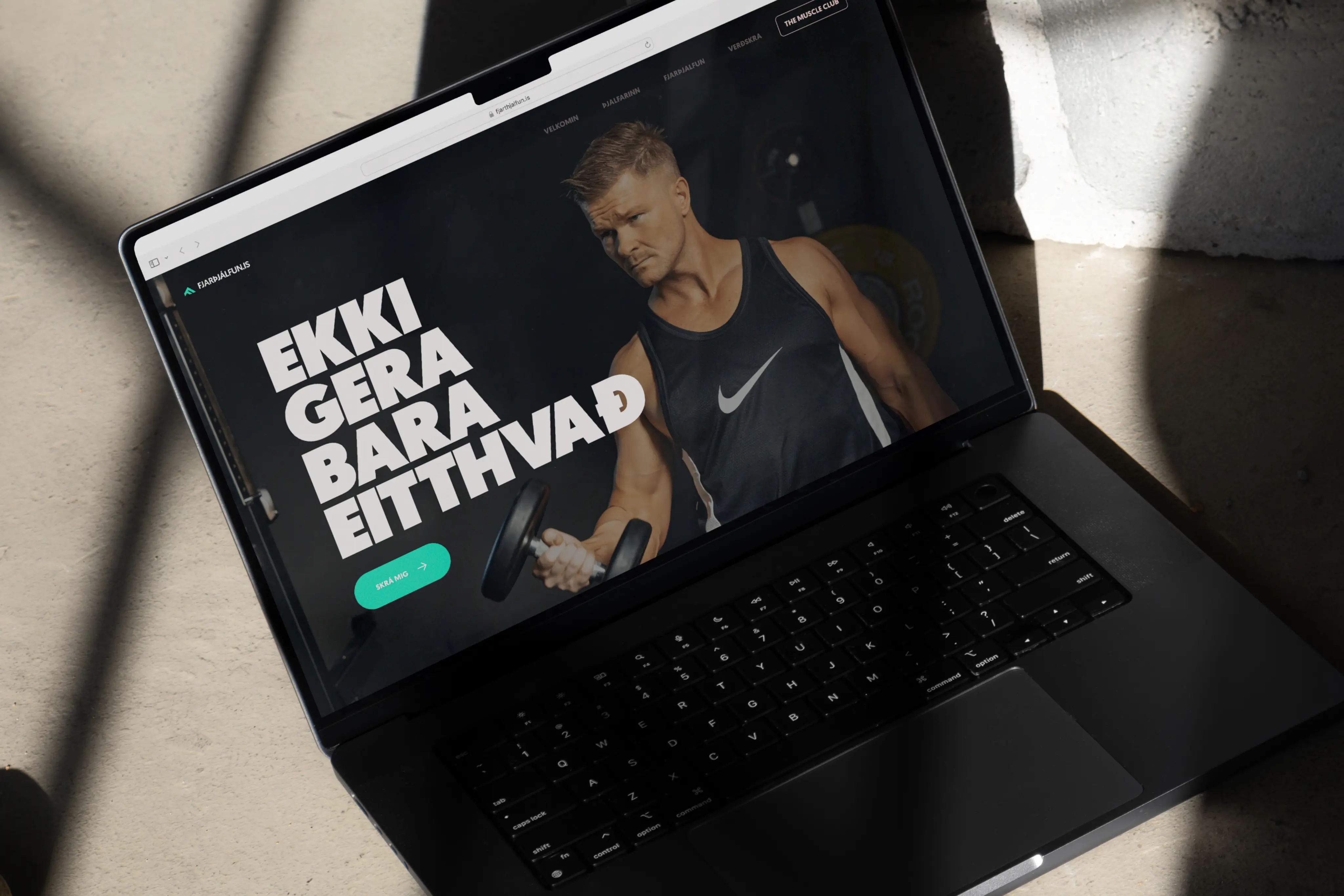 fjarþjálfun.is — An online coaching subscription platform